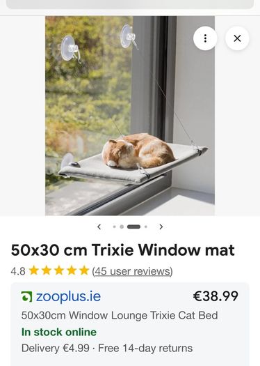 cat bed (bird watching chillaxing window lounge bed)