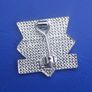 BUTLINS 2nd WEEK (Butlin's holiday camps) - resident camper's enamel badge - Art Deco style (1960's) Image 2