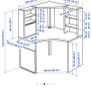 White Corner Desk Image 4
