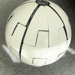 Light pendant Ikea ps 2014 white silver globe ceiling lamp 52 CM