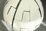 Light pendant Ikea ps 2014 white silver globe ceiling lamp 52 CM