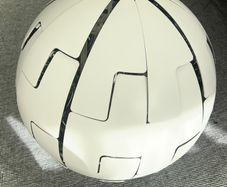 Light pendant Ikea ps 2014 white silver globe ceiling lamp 52 CM