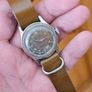 1940s Swiss Made Lanco Military Mechanical Wind up Watch Image 4