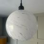 3 Pendant Shades - white glass Image 6