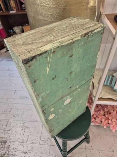 Vintage solid wood Tidy trough caddy