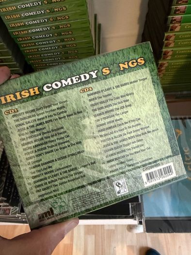 Irish Country, Folk and Comedy CD and DVD Lot. 250 Items. Mostly New and Sealed.