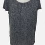 Billie & Blossom Ladies Navy Blue & Silver SPARKLY Top Uk 12 Petite includes postage Image 3