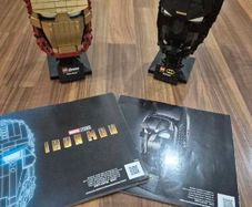 Lego Sets 76182 - Batman Cowl and 76165 - Iron Man