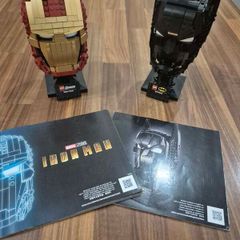 Lego Sets 76182 - Batman Cowl and 76165 - Iron Man