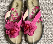 Pink Flower Sandals
