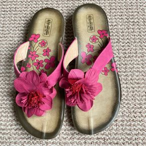 Pink Flower Sandals