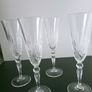 Collection of mismatched crystal glasses and  tumblers Image 2