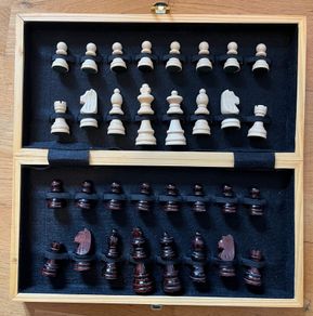 Wooden chess set