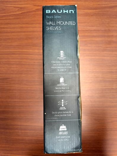 Wall mounted shelving