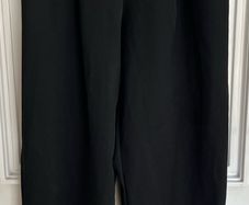 River Island Button waist Black Peg Trousers