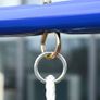 Metal Swing Set with 2 Seats Glider A-Frame Stand Adjustable Hanging Rope for Backyard (FREE SHIPPING) Image 9