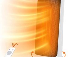 Space Heater, Ceramic Heaters for Home Low Energy, Electric Heater with Thermostat 3 Mode 3 Speed, 45 Degree Oscillating, 12H Timer, 2000W, Tip-Over Protection, Portable Heater for Office, Study (FREE POSTAGE)