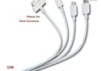 4 in 1 pin data cable