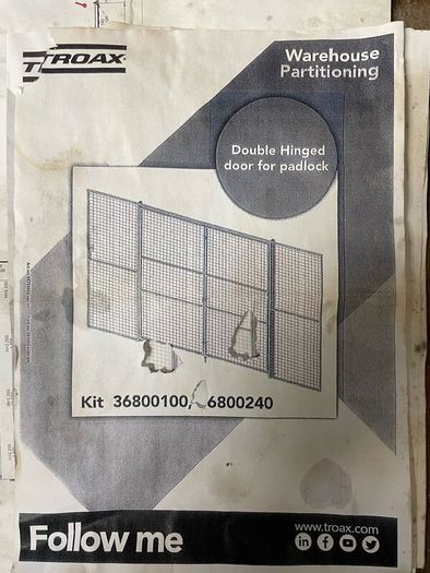 Warehouse partitioning/ dog run