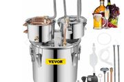 8 Gal Moonshine Still Spirits Kit Water Distiller 3 Pot Diy Home Brewing
