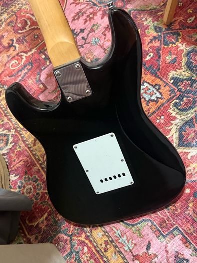 Encore Electric Guitar - Black Strat Style