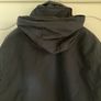 Mens Navy coat with Stormwear from M&S Image 9