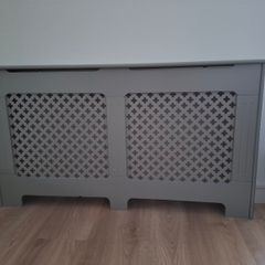 Grey radiator cover