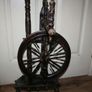 Antique Unique  Spinning Wheel H-32" Image 3
