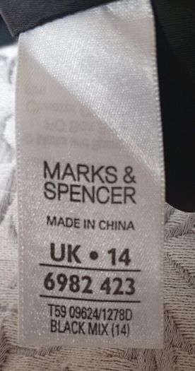 Marks& Spencers Dress ((Like New Con/Size 14))