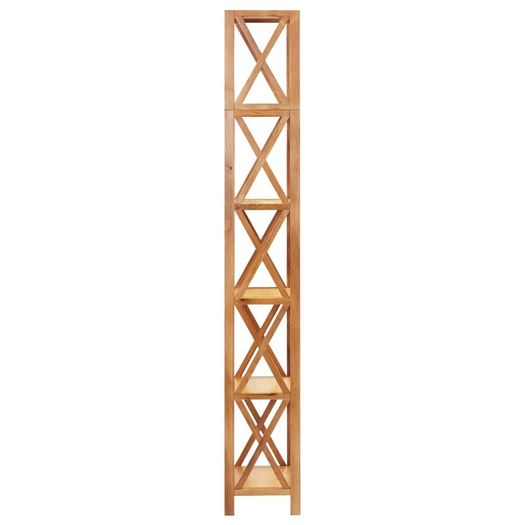 6-Tier Shelf 40x30x205 cm Solid Oak Wood
