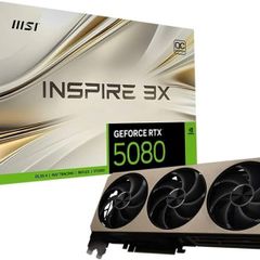 MSI Inspire GeForce RTX 5080 16GB GDDR7 PCI Express 5.0 Graphics Card