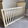 Solid oak adjustable cot bed from Oakfurnitureland.co.uk Image 3