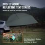 Vehicle Awning, Large 10' x 7' Shade Coverage Car Side Awning, PU2000mm UV50+ Car Awning with Extended Side Canopies and Portable Storage Bag, Suitable for Truck, SUV, Van, Campers Image 3