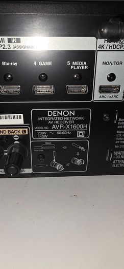 Denon Avr X1600h