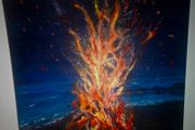 Acrylic painting