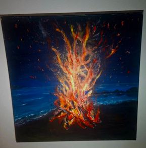 Acrylic painting
