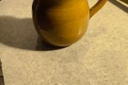 Handcrafted Irish studio art pottery. Pottery Yellow Webb Connemara milk jug