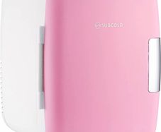 Mini Fridge - Cooler & Warmer | 4 Litre/6 Cans | AC+USB | Portable Small Fridge for Skincare, Bedroom, Dorm, Car, Caravan (MULTIPLE COLOURS)