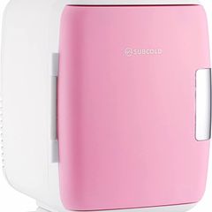 Mini Fridge - Cooler & Warmer | 4 Litre/6 Cans | AC+USB | Portable Small Fridge for Skincare, Bedroom, Dorm, Car, Caravan (MULTIPLE COLOURS)