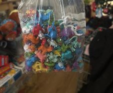 bag of Pokemon figures