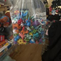 bag of Pokemon figures