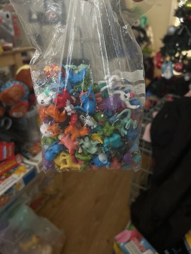 bag of Pokemon figures