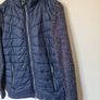 superdry  superstorm jacket Size small ptp 19" Hooded Navy in excellent condition Image 5