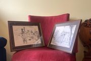 Vintage Gladys Leach Cork Prints