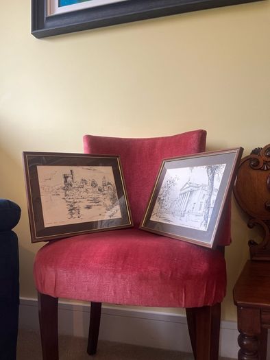 Vintage Gladys Leach Cork Prints