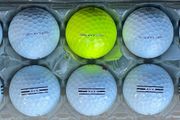 10 used Titleist AVX golf balls