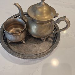 Vintage Moroccan Style EPNS Tea Set