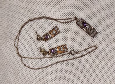 Vintage sterling silver matching set