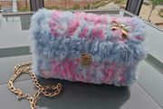 Handmade fluffy purse