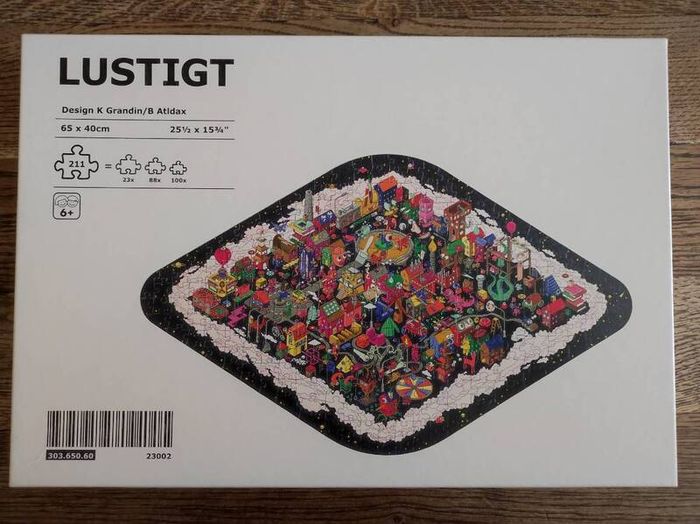 211 piece shaped jigsaw